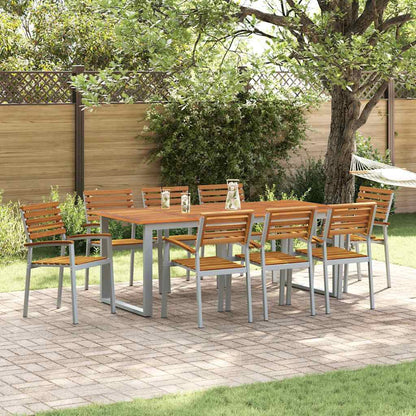 Sedia da Giardino 8 pcs Marrone 56 x 57 x 87cm
