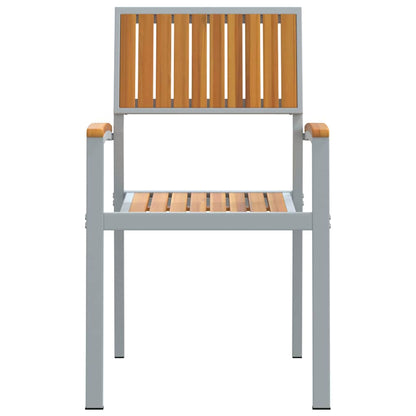 Sedia da Giardino 6 pcs Marrone 56 x 57 x 87cm