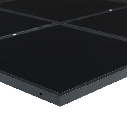 Set da Pranzo da Giardino 5 pz Nero con Cuscini in Polyrattan | homemem39