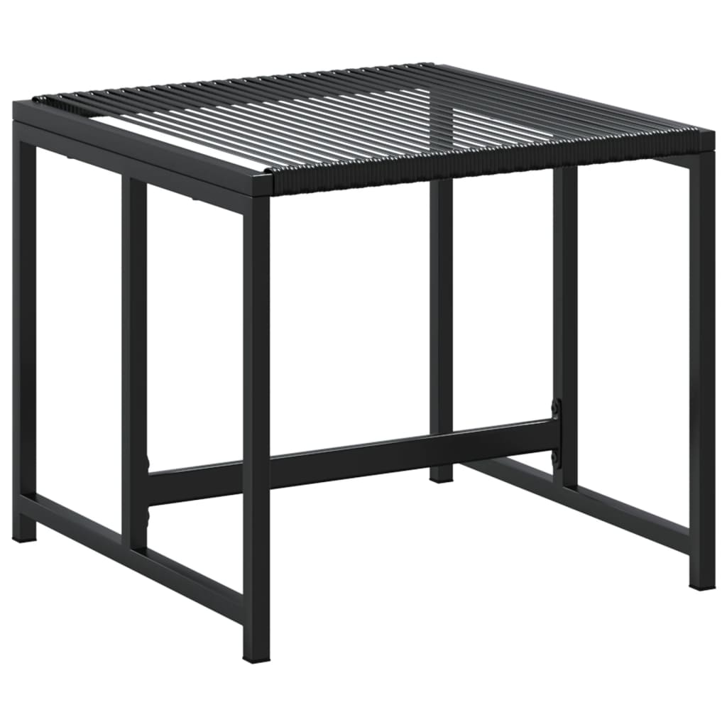 Set da Pranzo da Giardino 13pz Nero in Polyrattan - homemem39