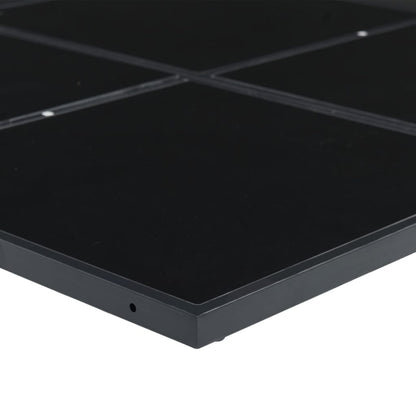 Set da Pranzo da Giardino 13 pz con Cuscini Nero in Textilene | homemem39
