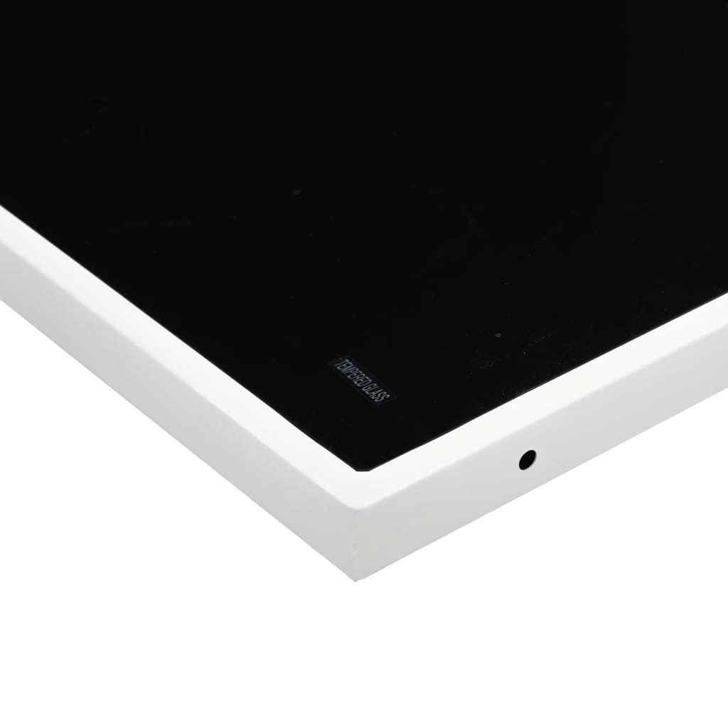 Set da Pranzo da Giardino 15 pz con Cuscini Bianco in Textilene - homemem39