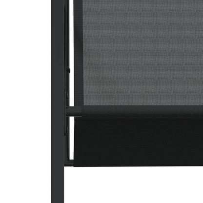 Set da Pranzo da Giardino 13 pz Nero in Textilene | homemem39