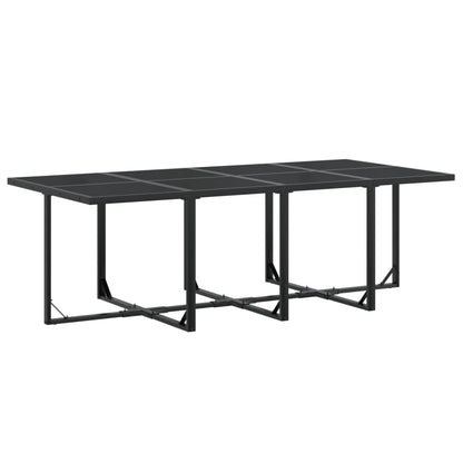Set da Pranzo da Giardino 13 pz Nero in Textilene | homemem39