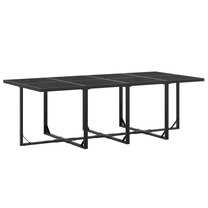 Set da Pranzo da Giardino 13 pz Nero in Textilene | homemem39