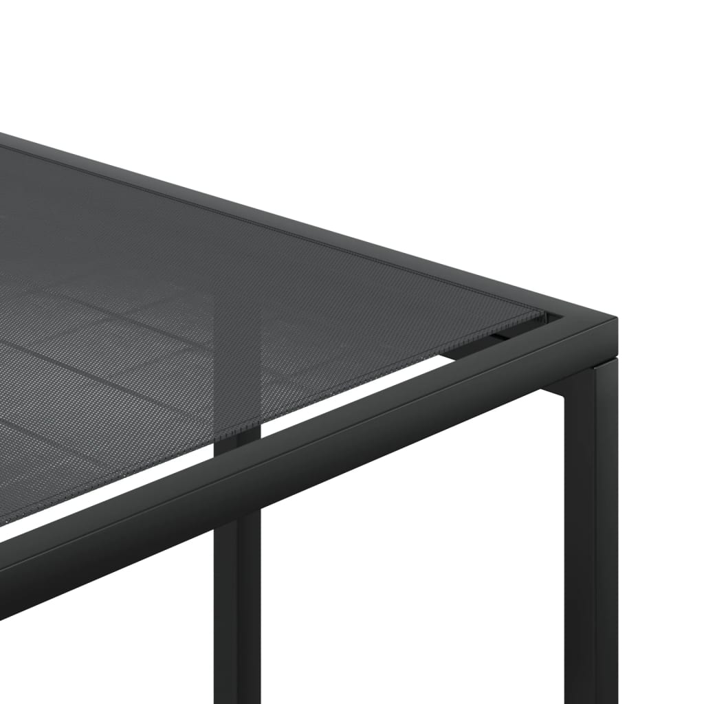 Set da Pranzo da Giardino 13 pz Nero in Textilene | homemem39
