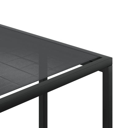 Set da Pranzo da Giardino 13 pz Nero in Textilene | homemem39