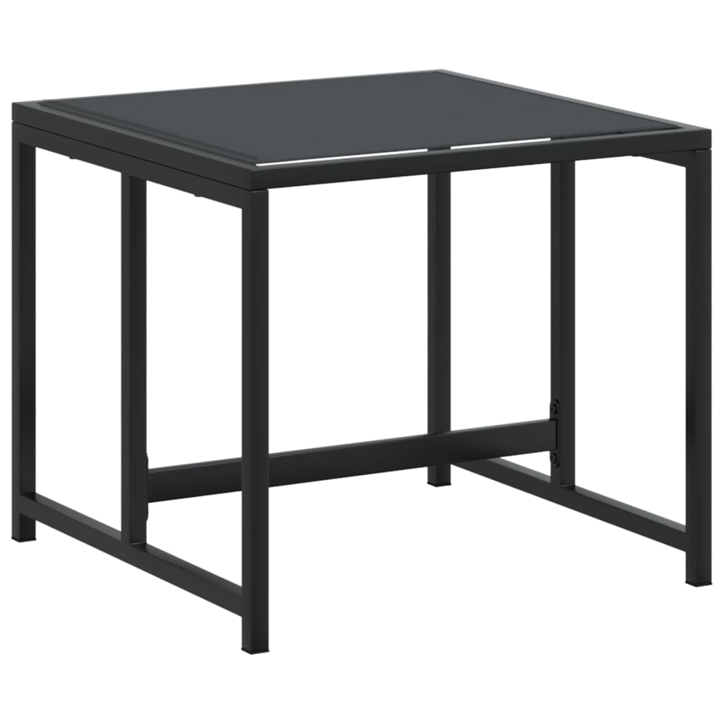 Set da Pranzo da Giardino 15 pz Nero in Textilene | homemem39