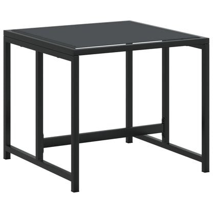 Set da Pranzo da Giardino 15 pz Nero in Textilene | homemem39