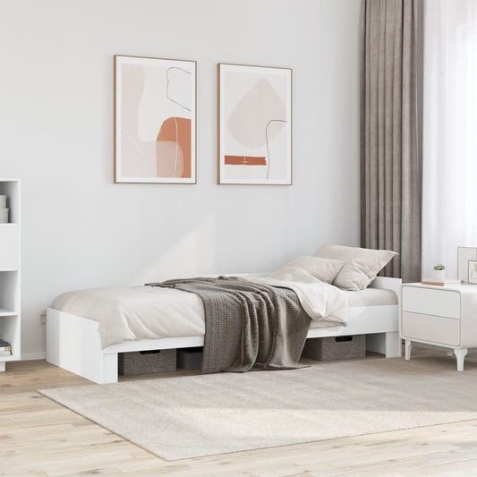 Giroletto Bianco 90x200 cm in Legno Multistrato | homemem39