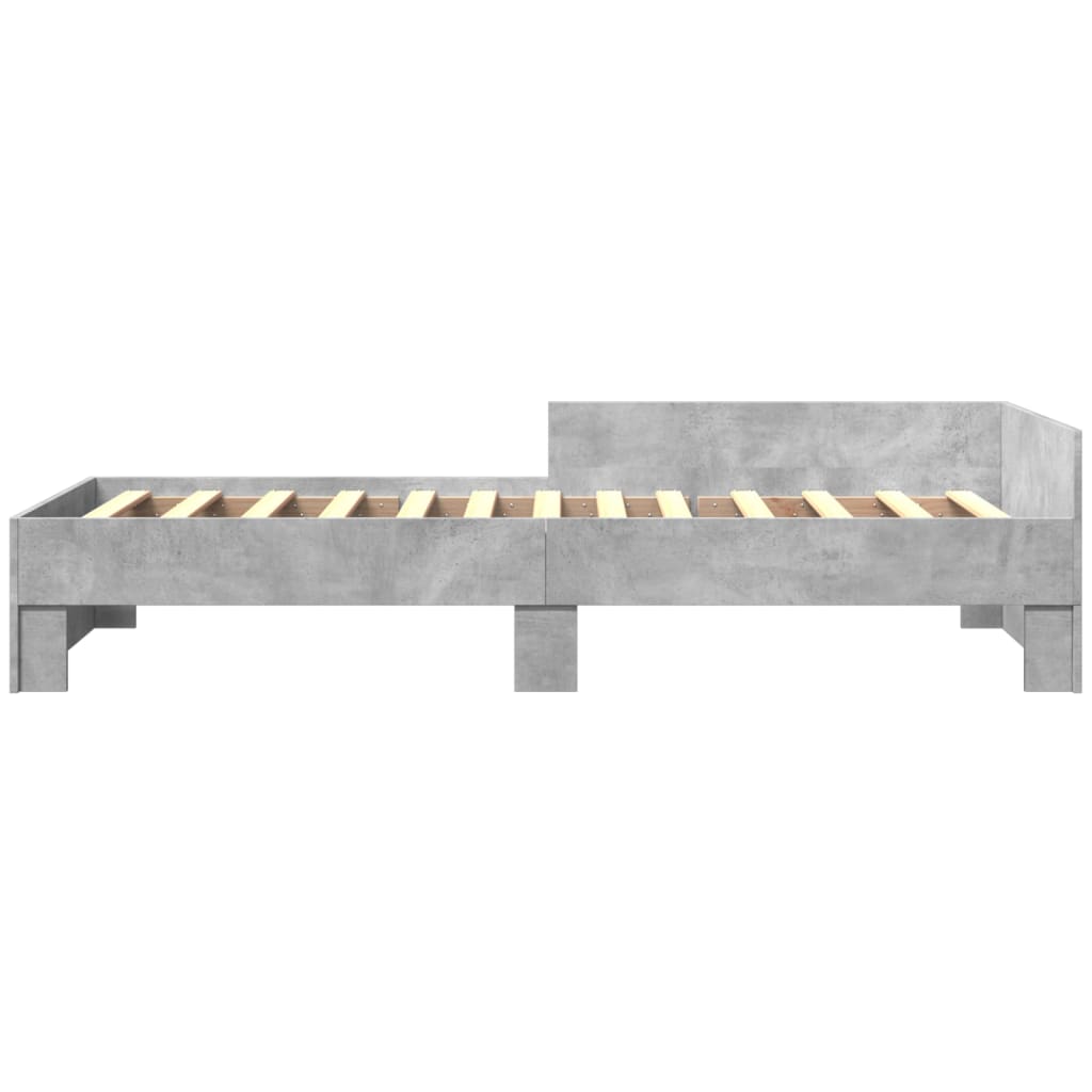 Giroletto Grigio Cemento 90x200 cm in Legno Multistrato | homemem39