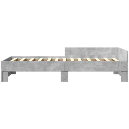 Giroletto Grigio Cemento 90x200 cm in Legno Multistrato | homemem39