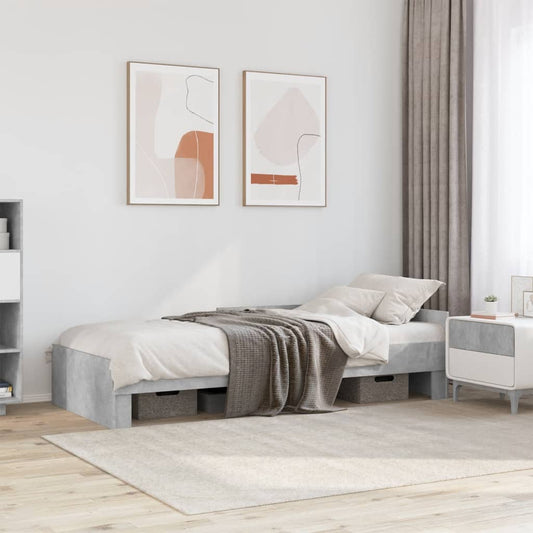 Giroletto Grigio Cemento 90x200 cm in Legno Multistrato | homemem39