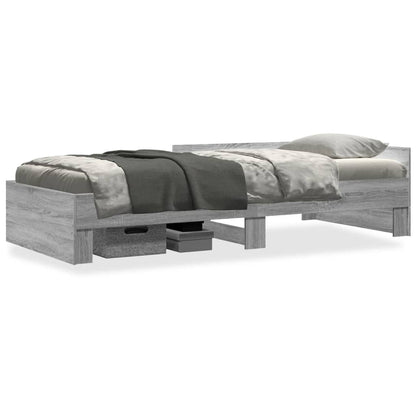 Giroletto Grigio Sonoma 90x200 cm in Legno Multistrato | homemem39