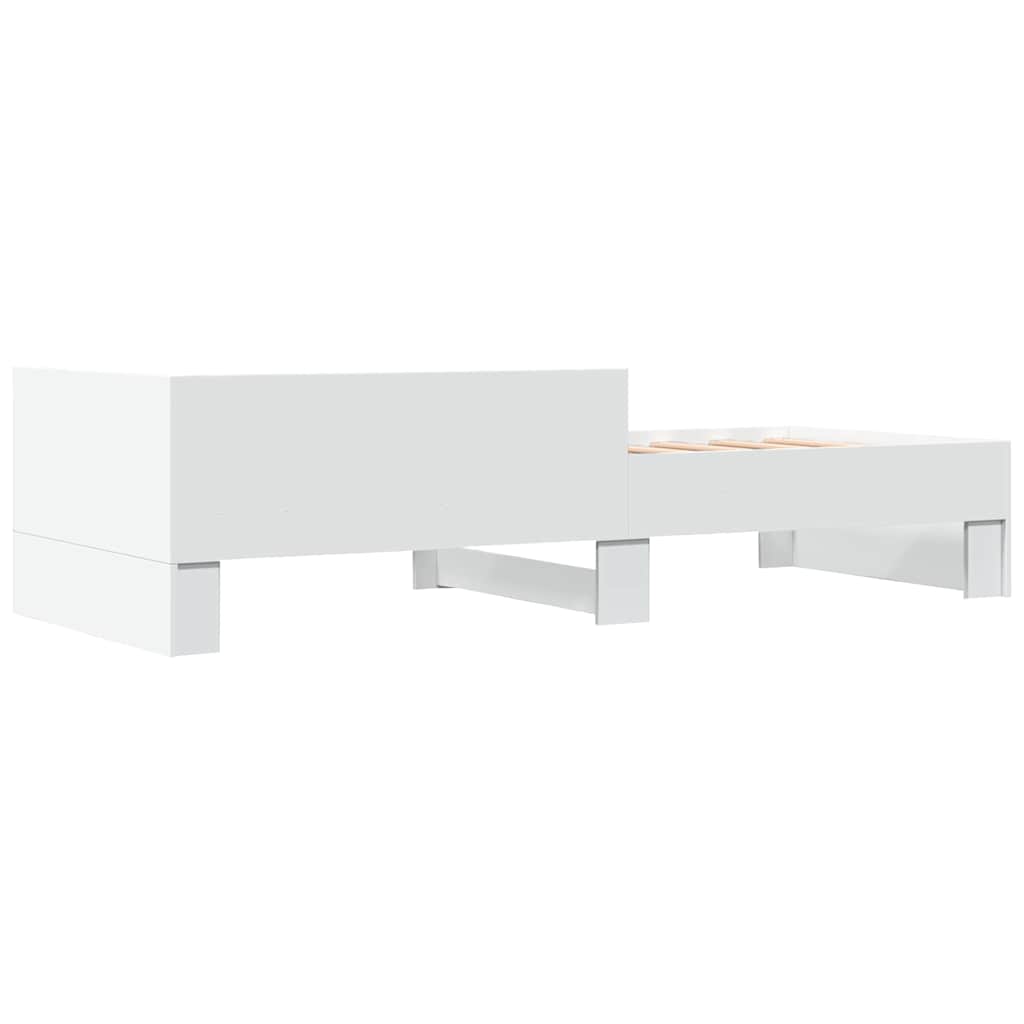 Giroletto Bianco 90x190 cm in Legno Multistrato | homemem39