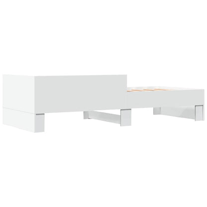 Giroletto Bianco 90x190 cm in Legno Multistrato | homemem39