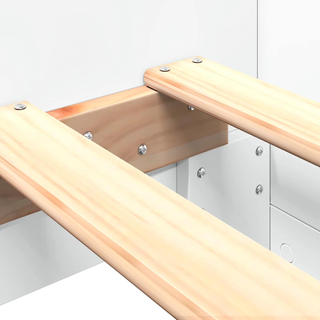 Giroletto Bianco 90x190 cm in Legno Multistrato | homemem39