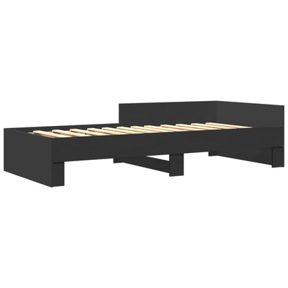 Giroletto Nero 75x190 cm in Legno Multistrato