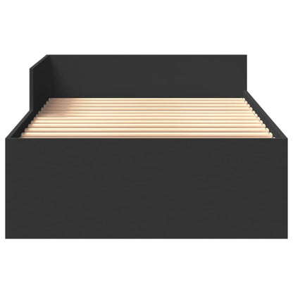 Giroletto Nero 75x190 cm in Legno Multistrato | homemem39