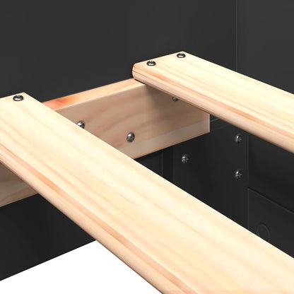 Giroletto Nero 75x190 cm in Legno Multistrato
