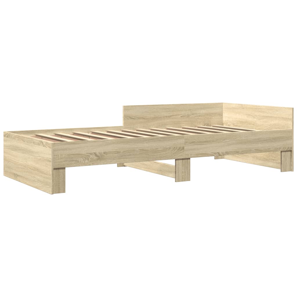 Giroletto senza Materasso Rovere Sonoma 75x190 cm in Truciolato | homemem39