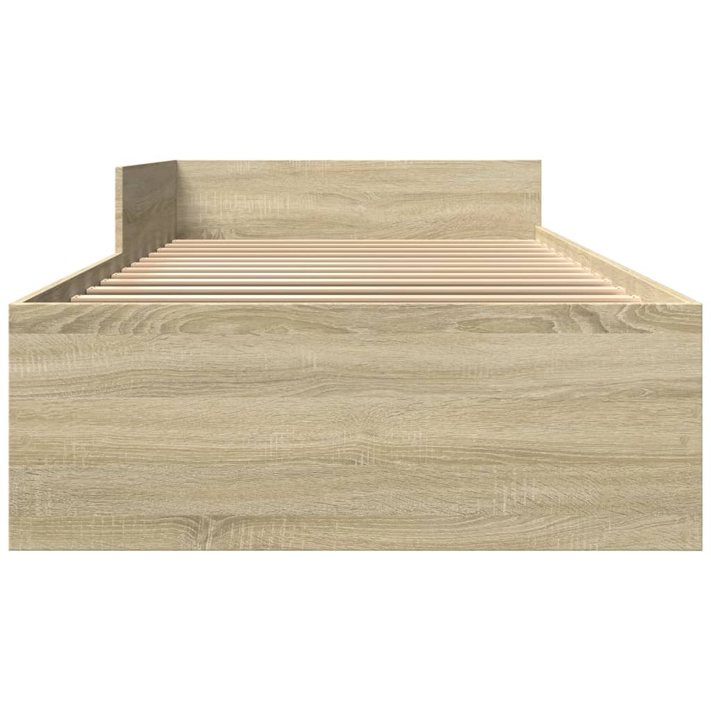 Giroletto senza Materasso Rovere Sonoma 75x190 cm in Truciolato | homemem39