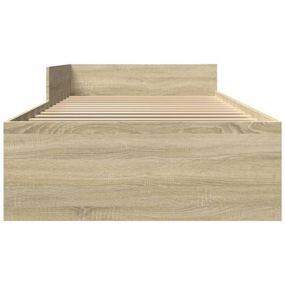 Giroletto senza Materasso Rovere Sonoma 75x190 cm in Truciolato | homemem39