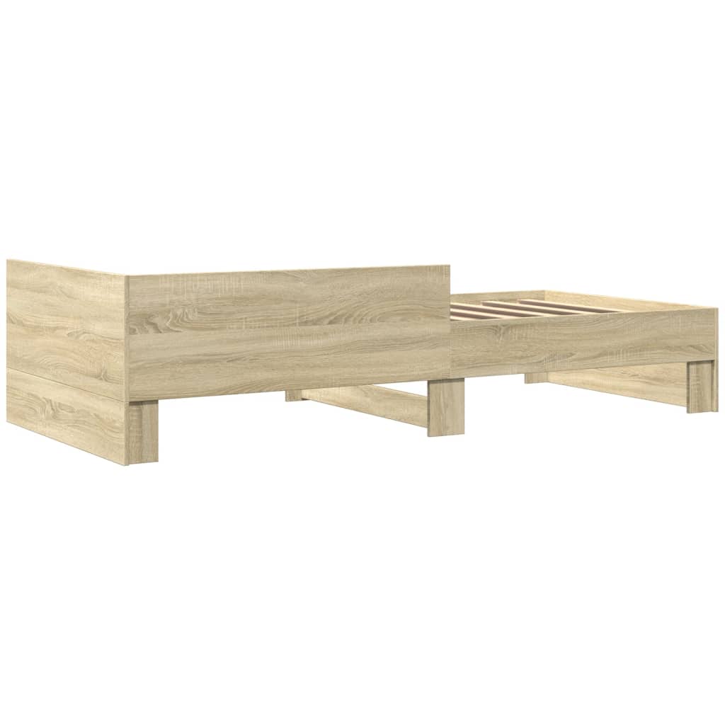 Giroletto senza Materasso Rovere Sonoma 75x190 cm in Truciolato | homemem39