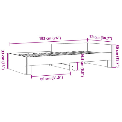 Giroletto Grigio Cemento 75x190 cm in Legno Multistrato | homemem39