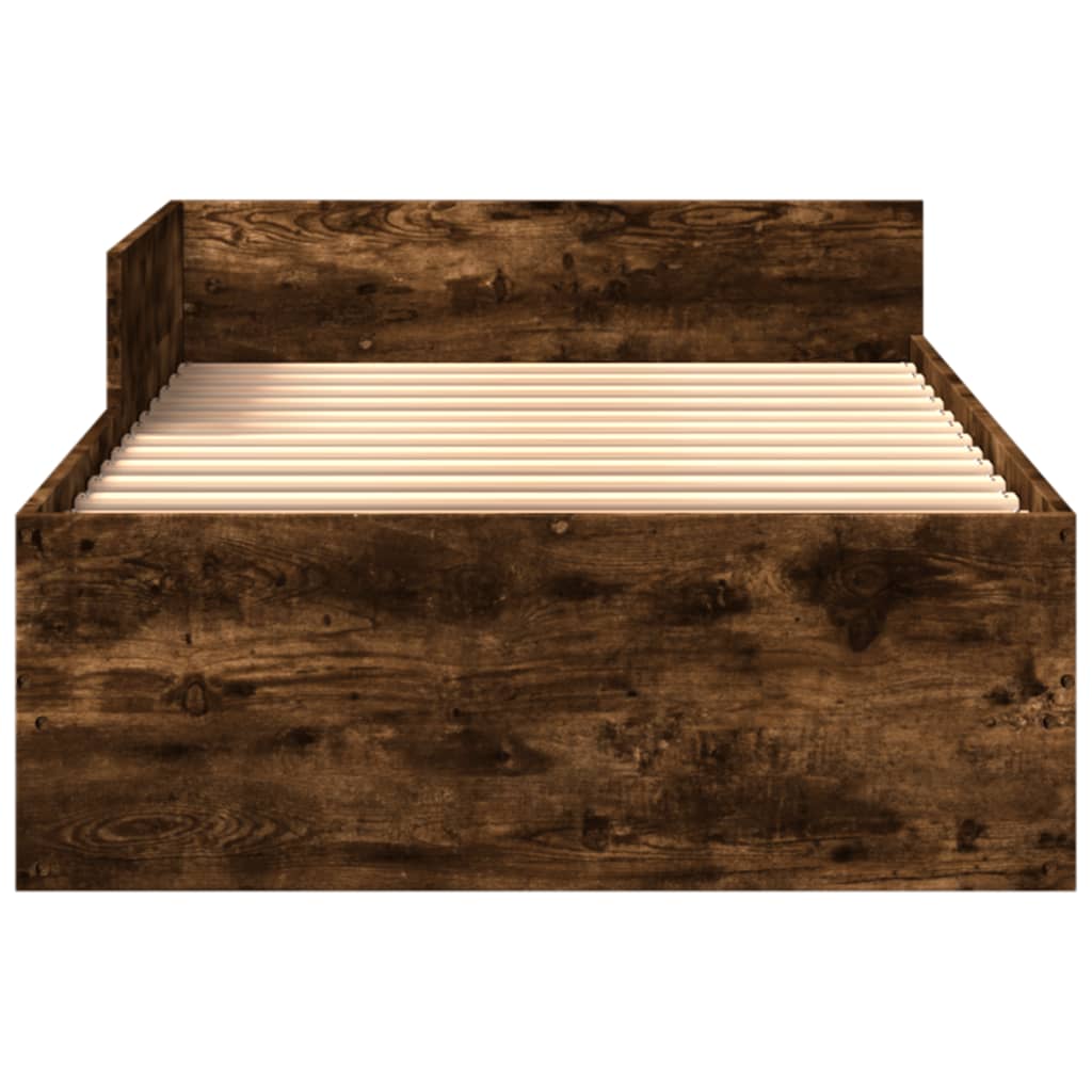 Giroletto senza Materasso Rovere Fumo 75x190 cm in Truciolato | homemem39