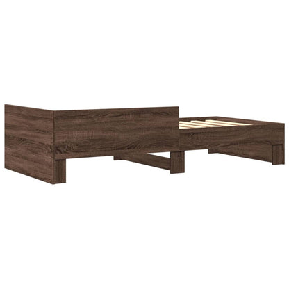 Giroletto senza Materasso Rovere Marrone 75x190cm in Truciolato | homemem39