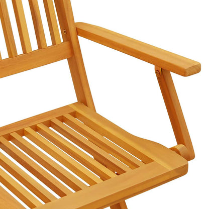 Set Bistrò Pieghevole 3pz in Legno Massello di Acacia | homemem39