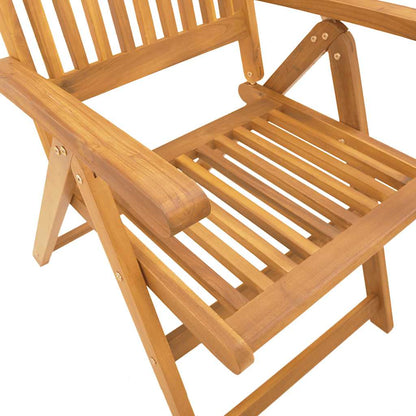 Set da Pranzo per Giardino 3 pz in Legno Massello di Acacia | homemem39