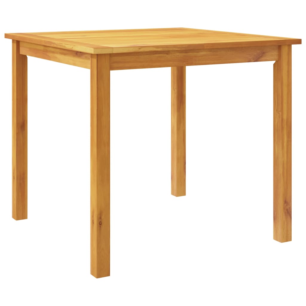 Set da Pranzo per Giardino 3 pz 85x85x74 cm in Legno Massello di Acacia | homemem39
