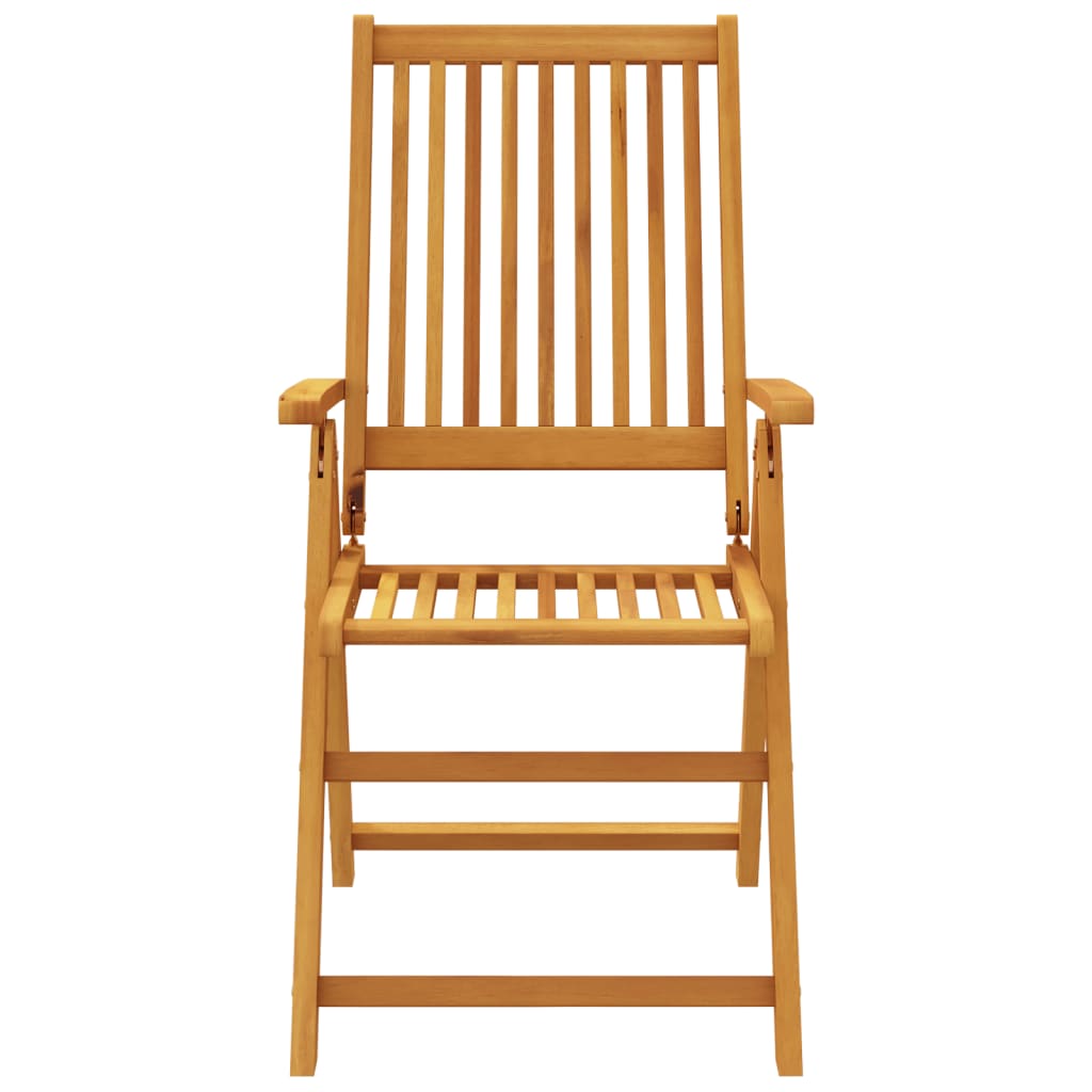 Set da Pranzo per Giardino 3 pz 85x85x74 cm in Legno Massello di Acacia | homemem39