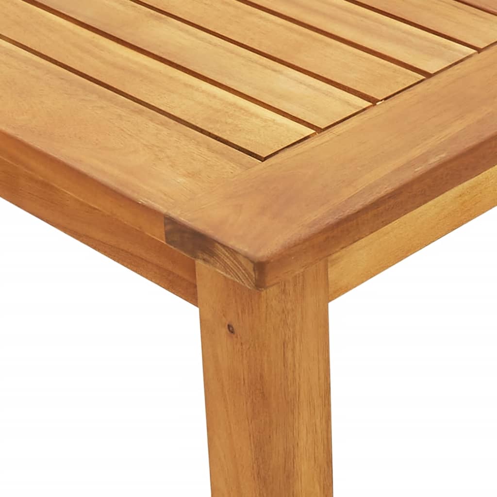 Set da Pranzo per Giardino 5 pz 85x85x74 cm in Legno Massello di Acacia | homemem39