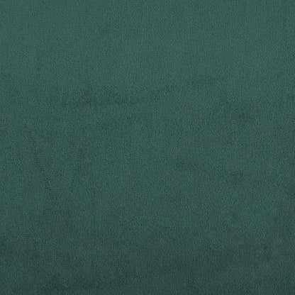 Sdraio con Capezzale e Bracciolo Destro Verde Scuro in Velluto - homemem39