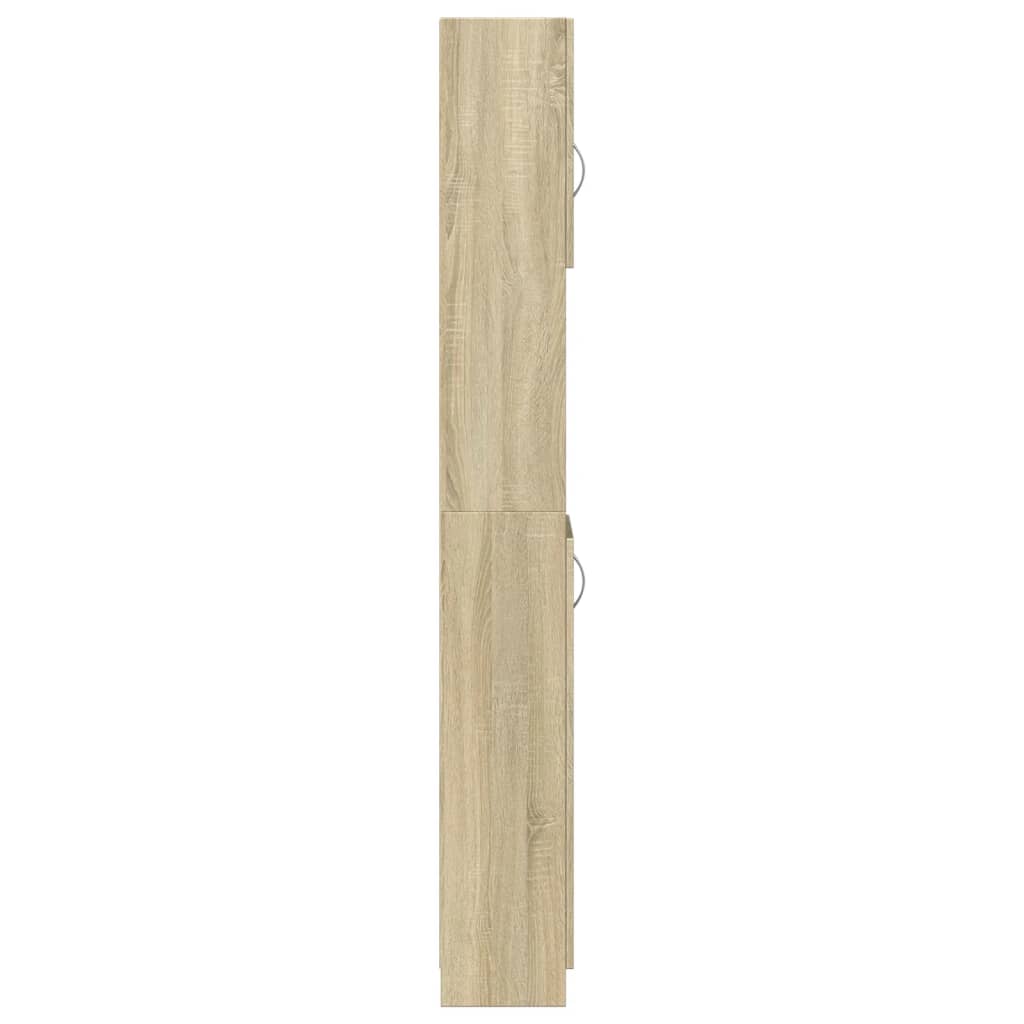 Mobile da Bagno Rovere Sonoma 32x25,5x190 cm Legno Ingegnerizzato | homemem39