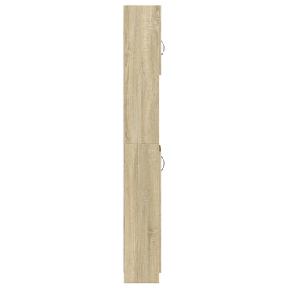Mobile da Bagno Rovere Sonoma 32x25,5x190 cm Legno Ingegnerizzato | homemem39