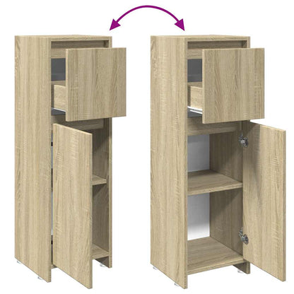 Mobile da Bagno Rovere Sonoma 30x30x95 cm in Legno Multistrato | homemem39