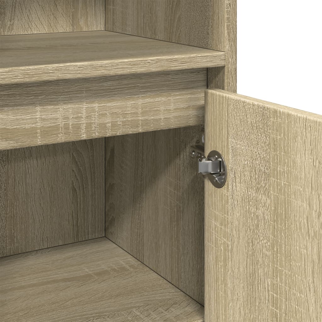Mobile da Bagno Rovere Sonoma 30x30x183,5 cm Legno Multistrato | homemem39