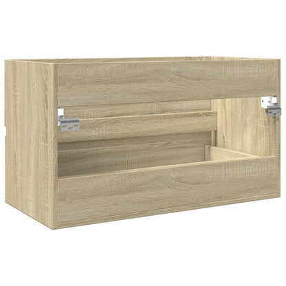 Mobile Lavabo Rovere Sonoma 80x38,5x45 cm in Legno Multistrato | homemem39