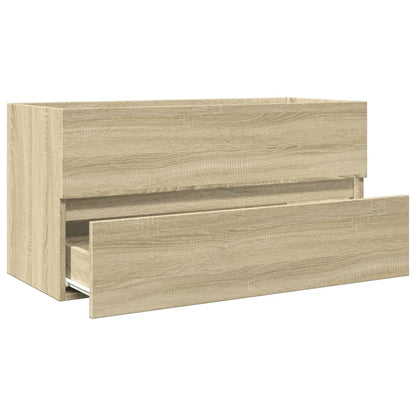 Mobile Lavabo Rovere Sonoma 90x38,5x45 cm in Legno Multistrato | homemem39