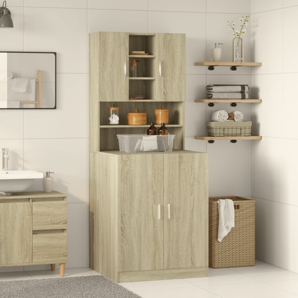 Mobile per Lavatrice Rovere Sonoma 70,5x24x90 cm | homemem39