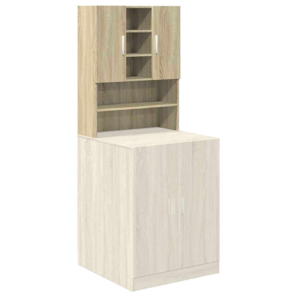 Mobile per Lavatrice Rovere Sonoma 70,5x24x90 cm | homemem39