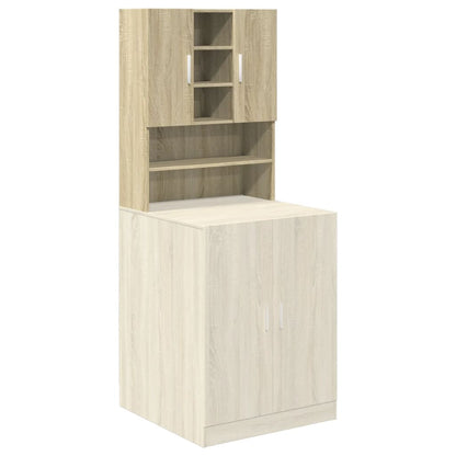 Mobile per Lavatrice Rovere Sonoma 70,5x24x90 cm | homemem39
