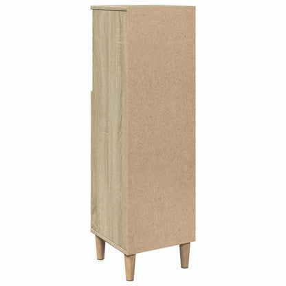Armadietto da Bagno Rovere Sonoma 30x30x100cm Legno Multistrato | homemem39