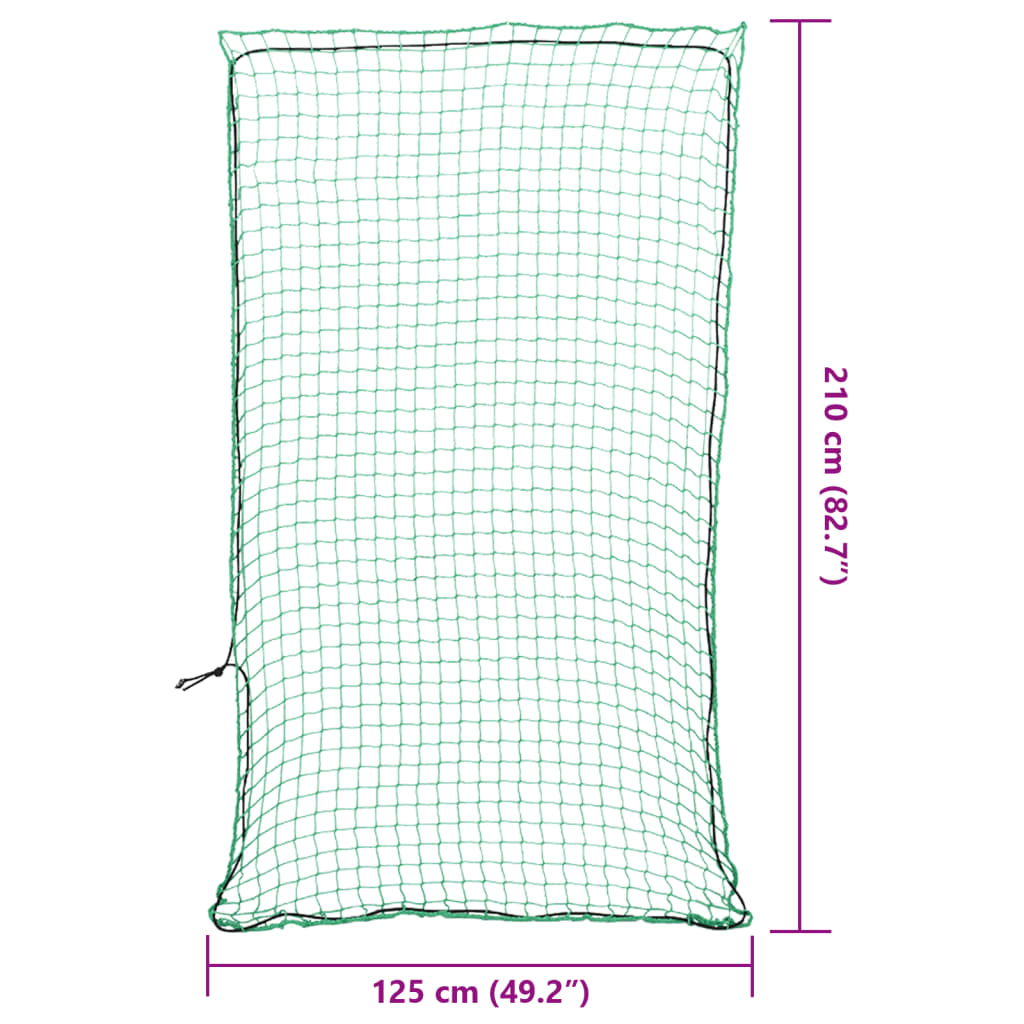 Rete per Rimorchio con Corda Elastica Verde 2,1x1,25 m in PP - homemem39