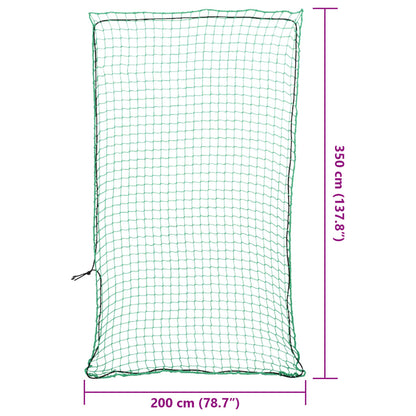 Rete per Rimorchio con Corda Elastica Verde 3,5x2 m in PP - homemem39