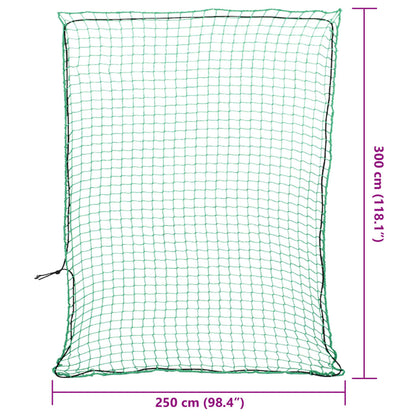 Rete per Rimorchio con Corda Elastica Verde 3x2,5 m in PP - homemem39